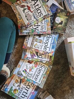 Explore and Learn Kids Nonfiction Book Set - Colorful Educational Series